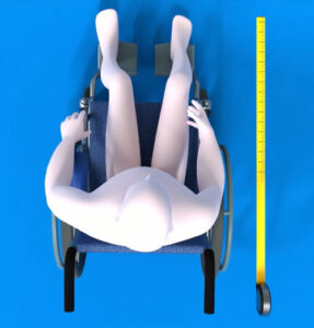 length of wheelchair