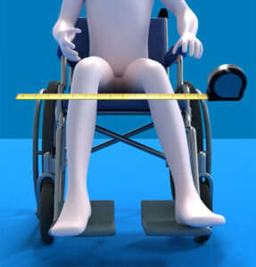 width of  a wheelchair