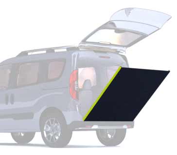 single hinge ramp