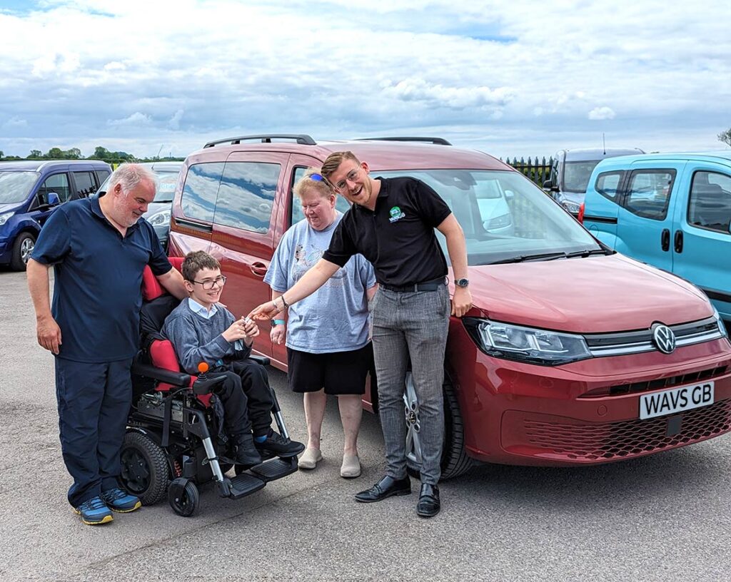 Buying a wheelchair Accessible car from Harry Roberts at WavsGB
