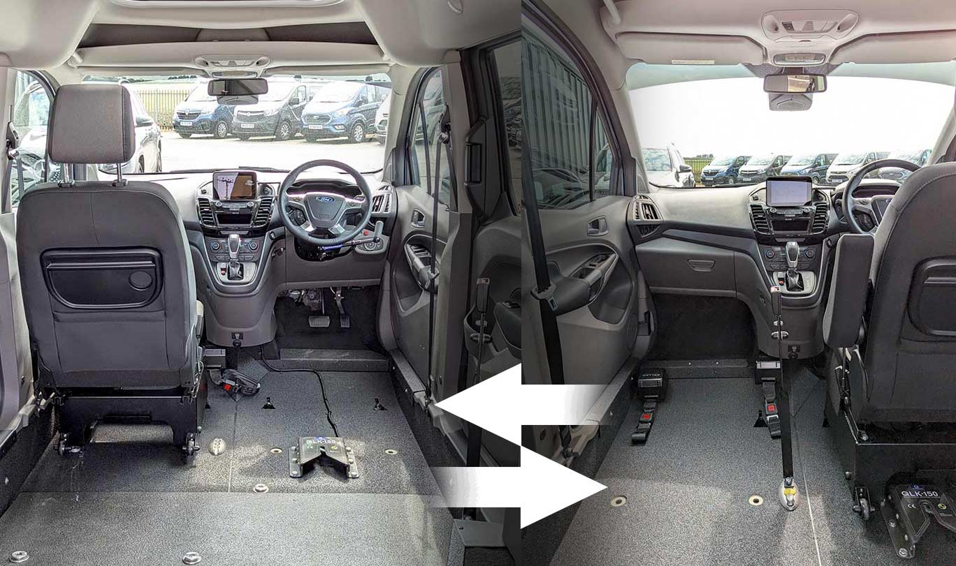 combined drive up-front